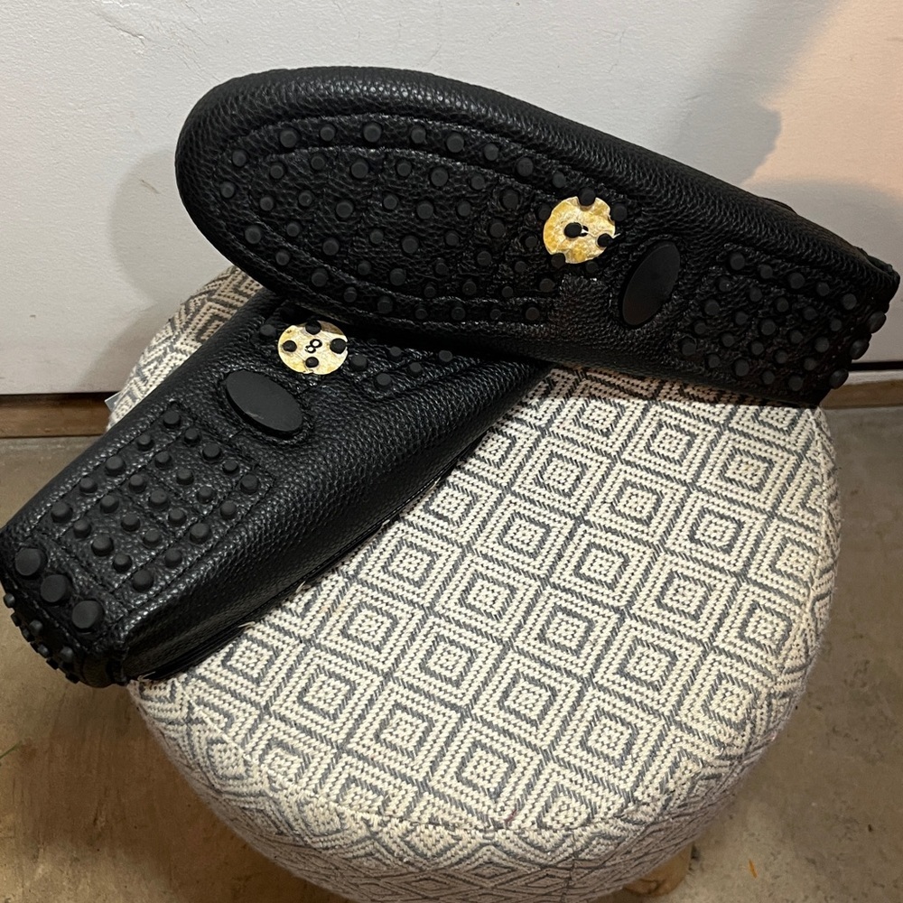 Anne Klein Sinya iFlex Flat Loafers Black Leather Women's Size 8 - Picture 5 of 5